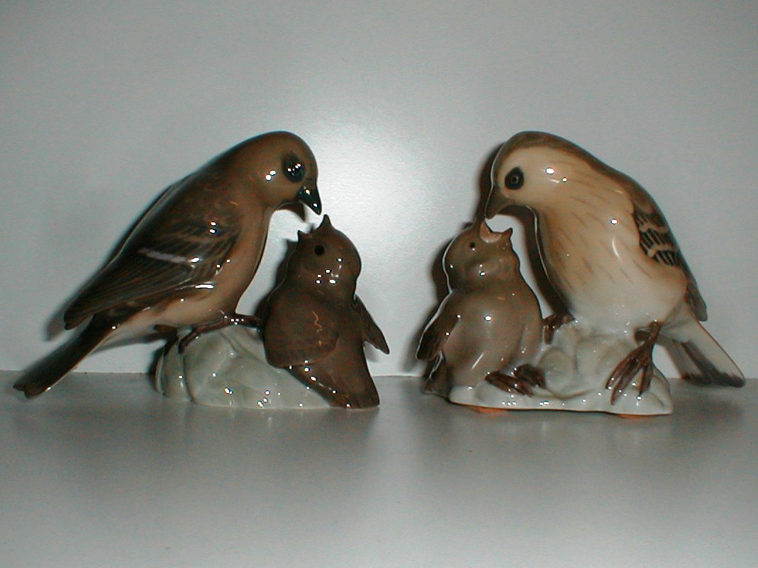 Kongelige figurer fugle